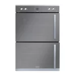 Defy 184L Gemini Gourmet Multifunction Double Oven Mirror Glass DBO468